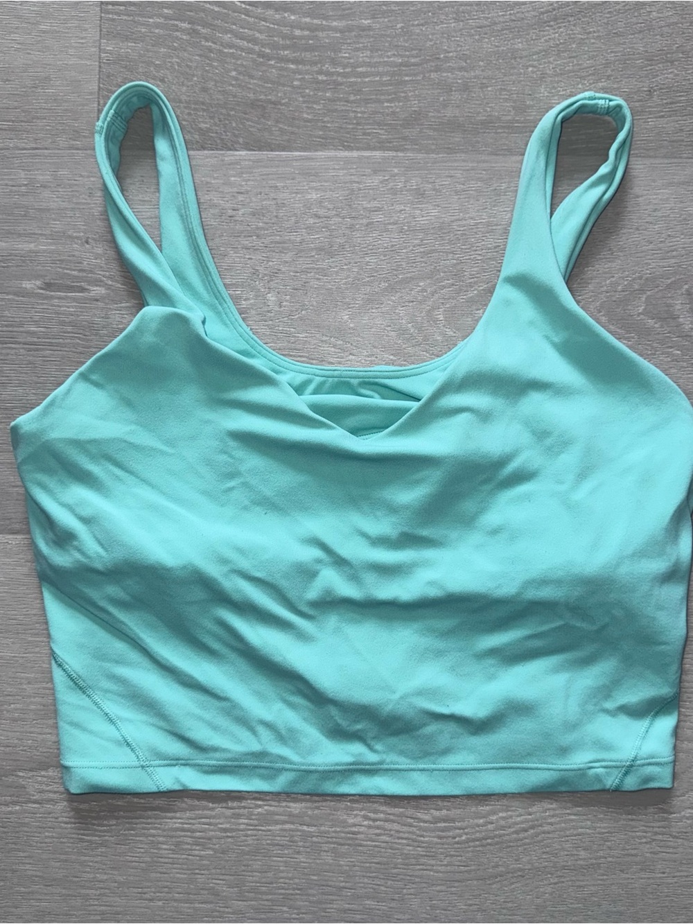 Lululemon Aqua Bralette Tank - Women's Supportive Crop Top